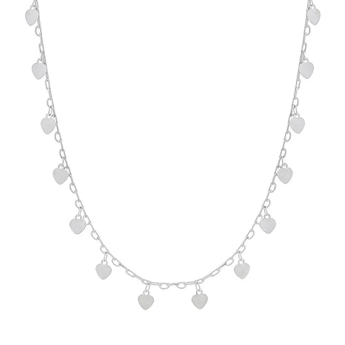 Colar de Corações em Prata 925